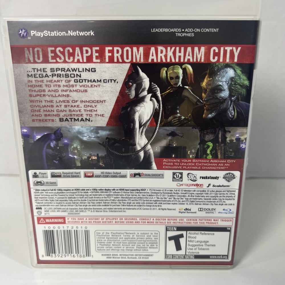 Batman Arkham City - Sony PlayStation 3 - Picture 2 of 4